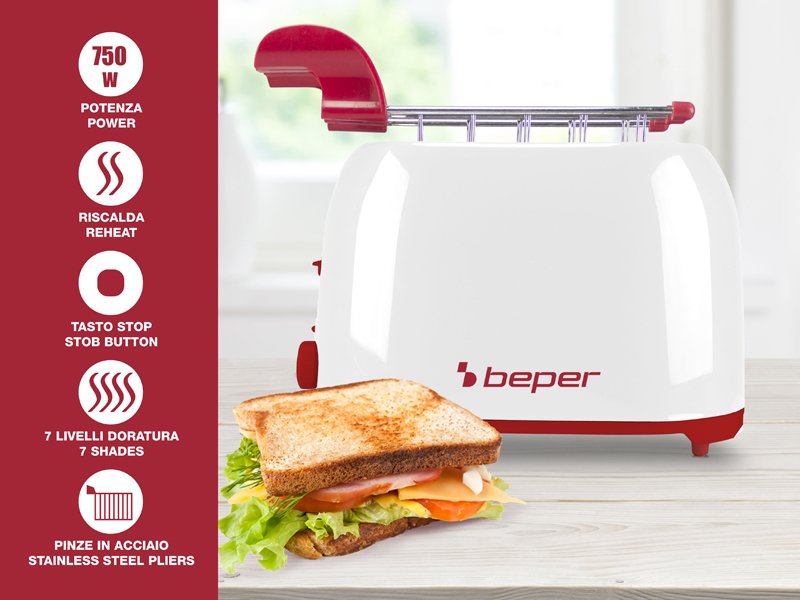 Toaster With Pliers - 750W Toasters Toaster With Pliers - 750W Toaster With Pliers - 750W Beper