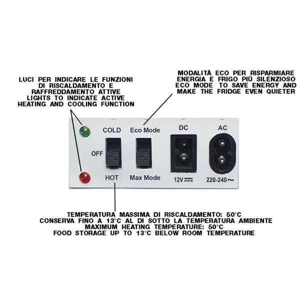 Beper Portable Electric Refrigerator 24L