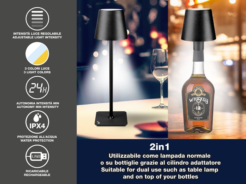 Rechargeable Table Lamp 2 In 1 Bedroom Accessories Rechargeable Table Lamp 2 In 1 Rechargeable Table Lamp 2 In 1 Beper