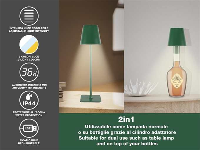 Beper Rechargeable Table Lamp Christmas Edition