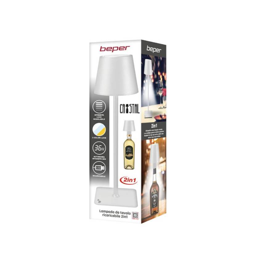 Beper Rechargeable Table Lamp Cristal