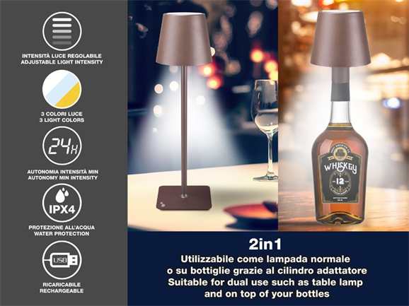 Beper Rechargeable Table Lamp