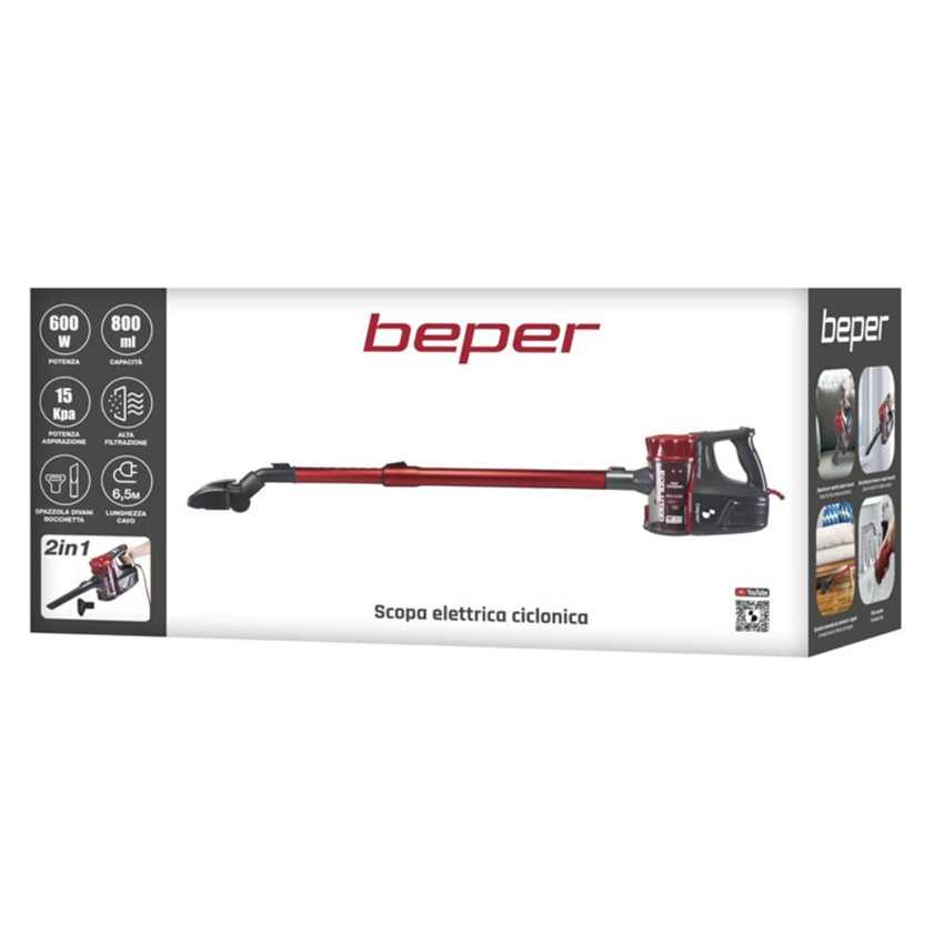 Beper Corded Stick Vacuum Cleaner 600W