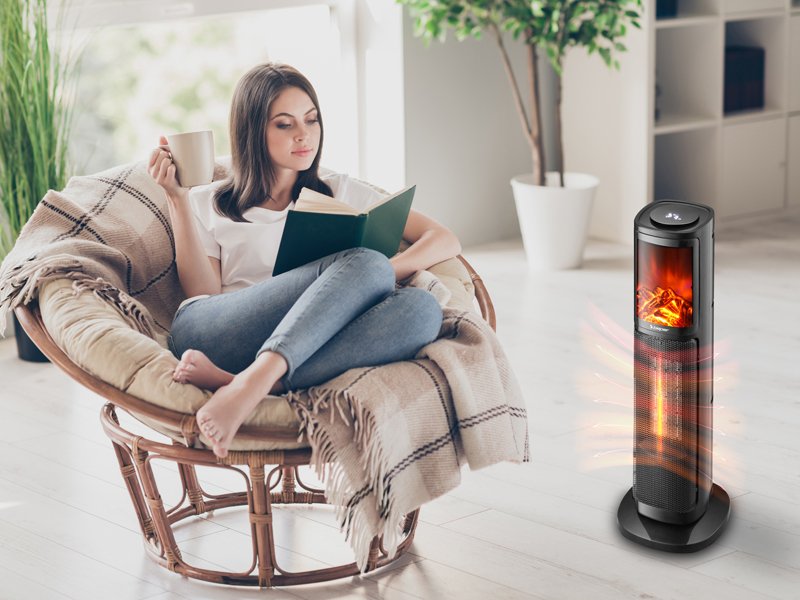 Column Ceramic Fan Heater, 2000W Heaters Column Ceramic Fan Heater, 2000W Column Ceramic Fan Heater, 2000W Beper