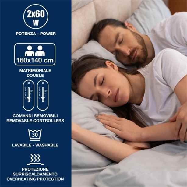 Beper Double Underbed Blanket 160x140 cm