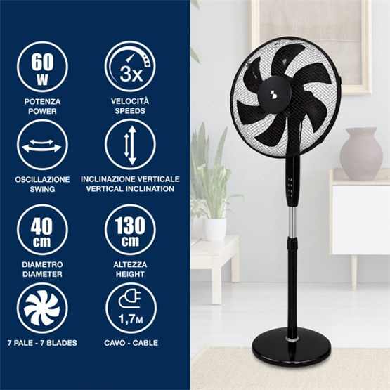 Beper Stand Fan Premium 7 Blades