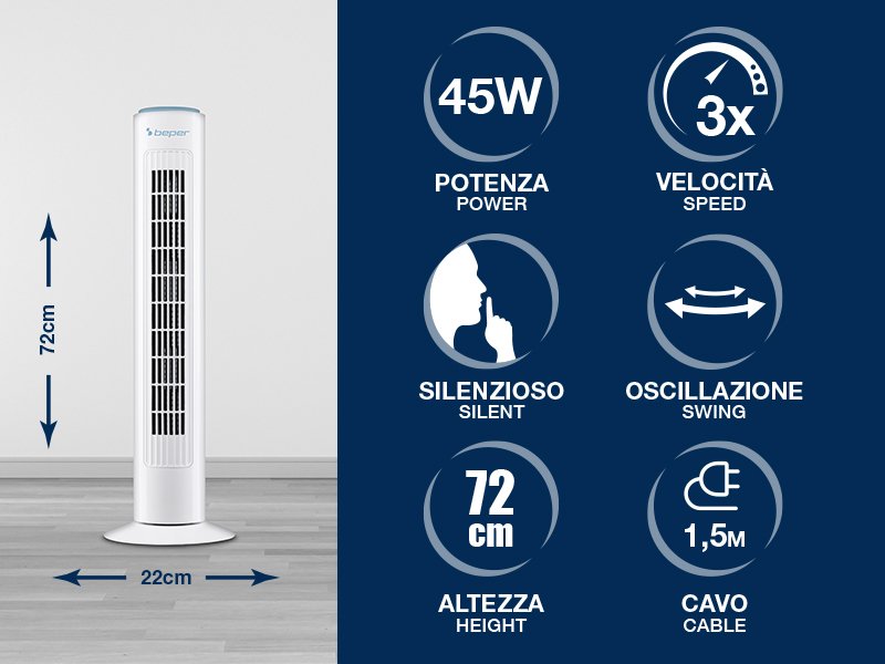 Oscillating Tower Fan Fan Oscillating Tower Fan Oscillating Tower Fan Beper