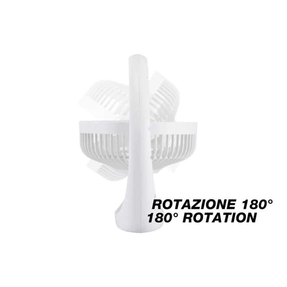 Beper Portable Fan Rechargeable LED Light 3 Speeds