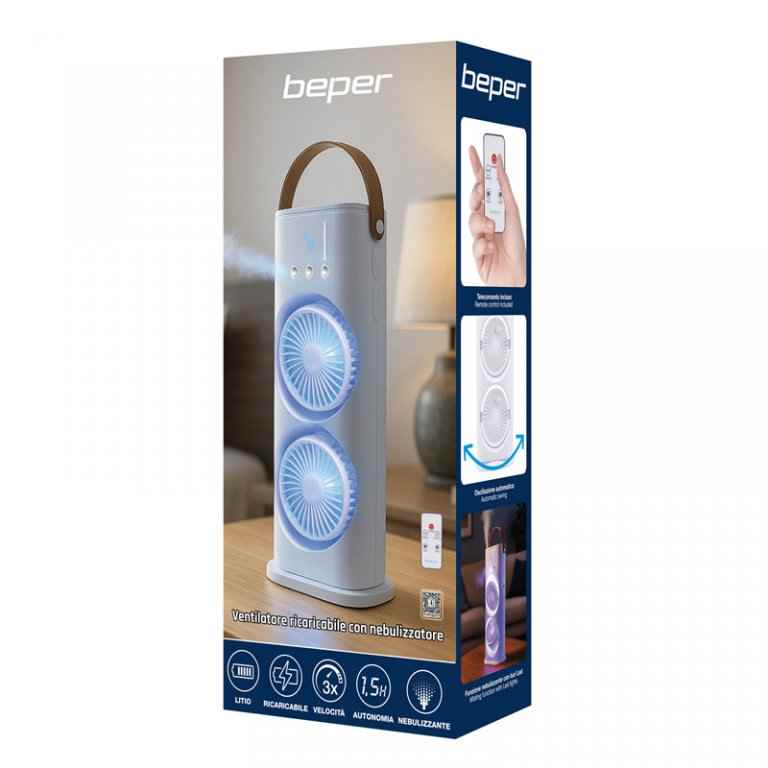 Beper Rechargeable Fan With Nebulizer