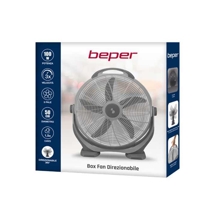 Beper Adjustable Box Fan 100W