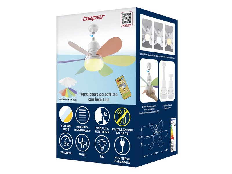 Ceiling Fan, 40W, Lighting & Ventilation Fan Ceiling Fan, 40W, Lighting & Ventilation Ceiling Fan, 40W, Lighting & Ventilation Beper