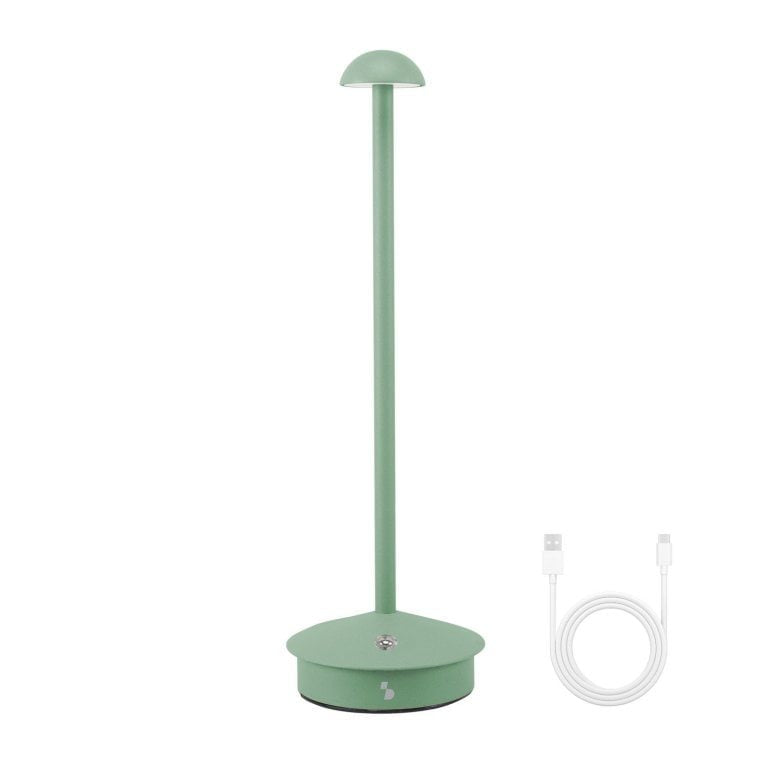 Beper Rechargeable Table Lamp Slim Sage Green