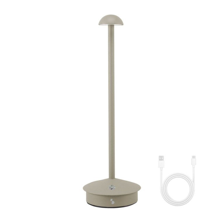 Beper Rechargeable Table Lamp Slim Light Grey