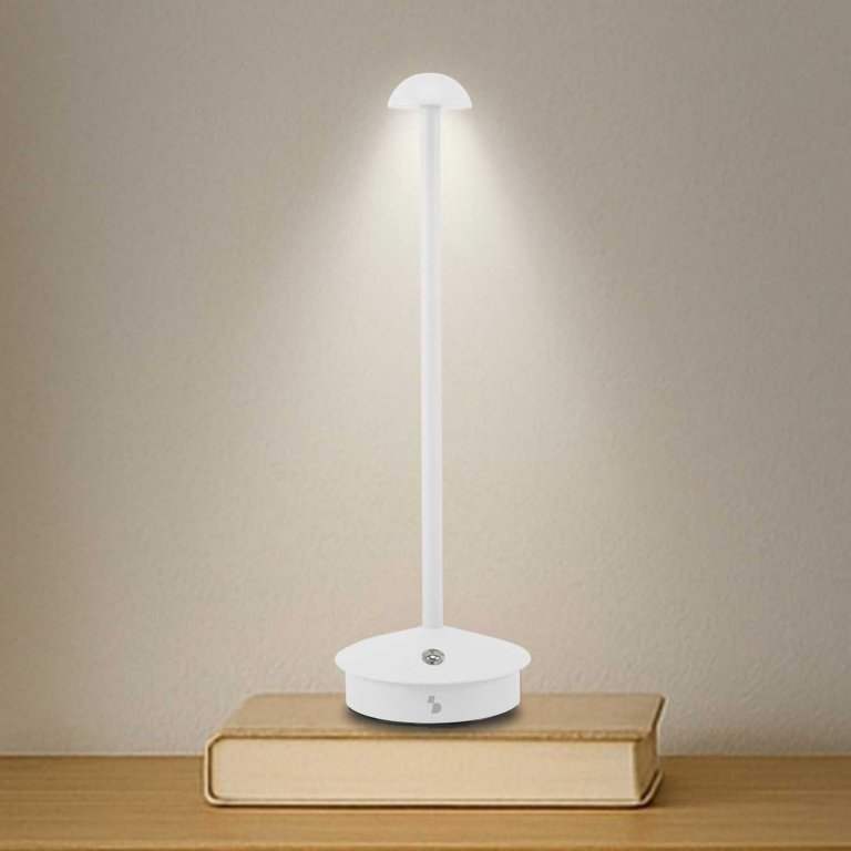 Beper Rechargeable Table Lamp Slim White
