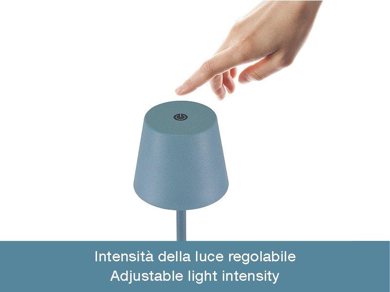 Beper Rechargeable Table Lamp Mid Blue