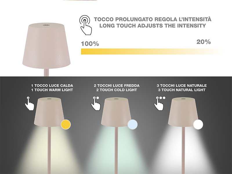 Beper Rechargeable Table Lamp