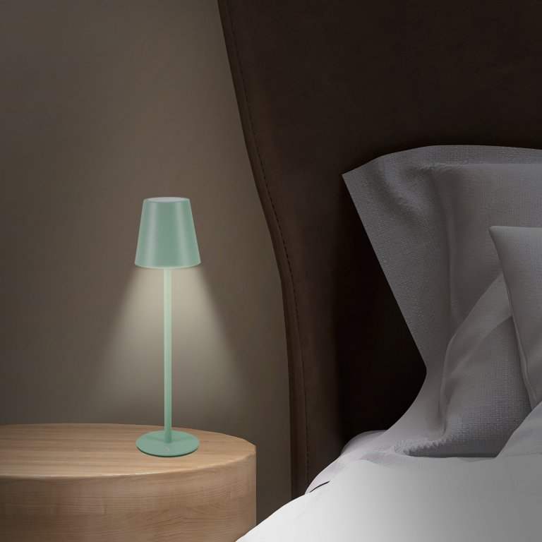 Beper Rechargeable Table Lamp Aura Sage Green
