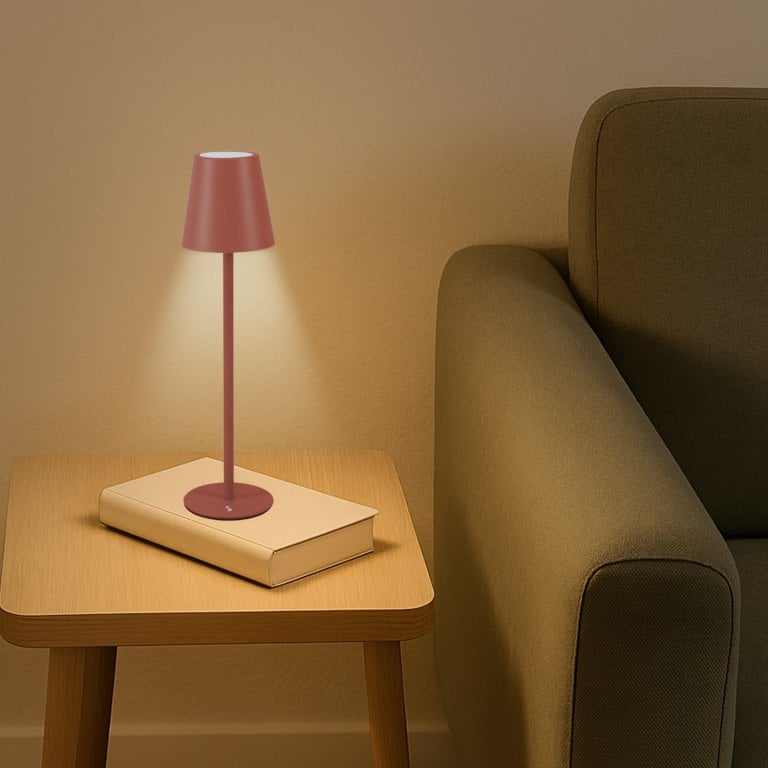 Beper Rechargeable Table Lamp Aura Brick Red