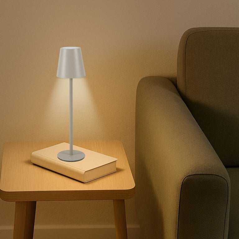 Beper Rechargeable Table Lamp Aura Light Grey