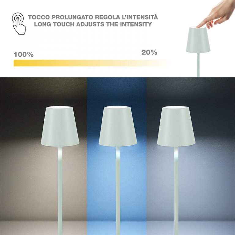 Beper Rechargeable Table Lamp Aura Mint Green