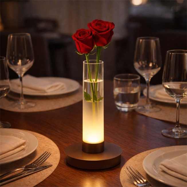 Beper Rechargeable Table Lamp Flora Copper