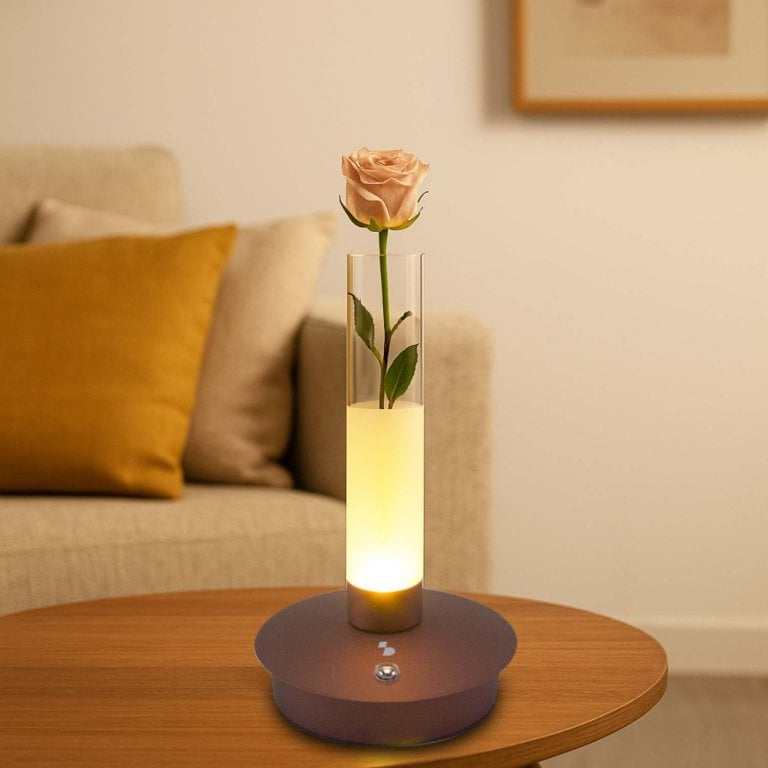 Beper Rechargeable Table Lamp Flora Copper