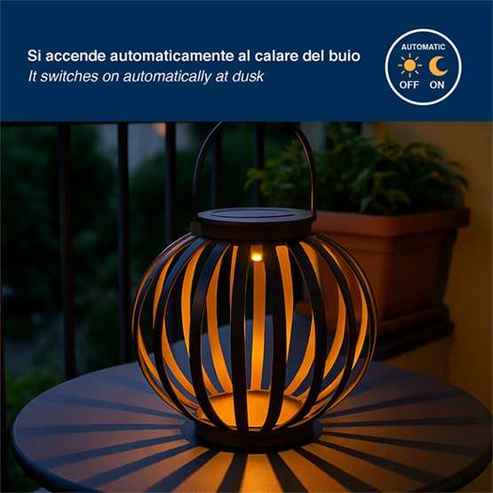 Beper Solar Lamp Radia Corten