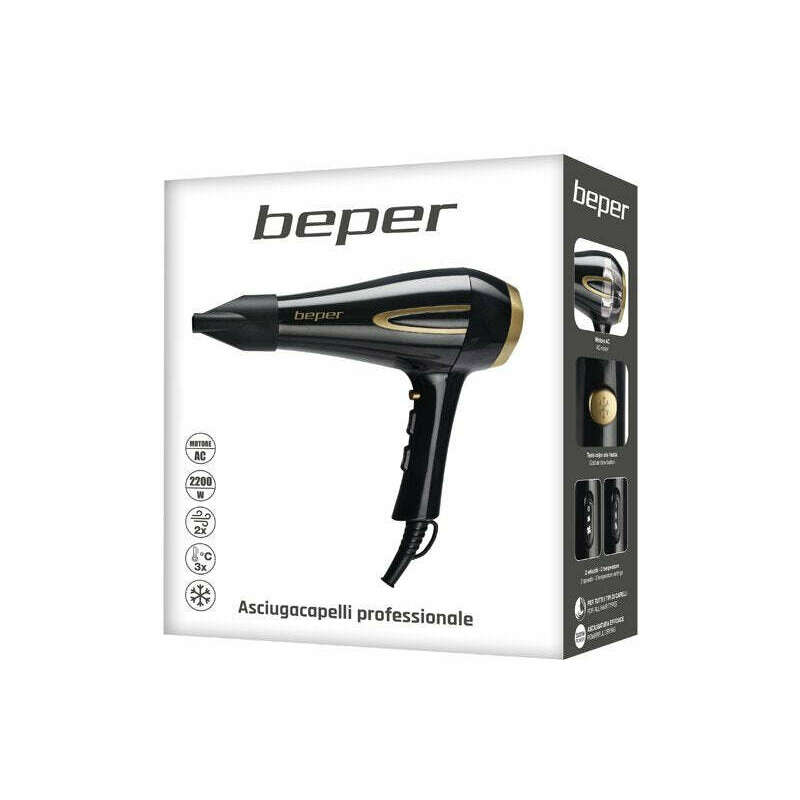 Hair dryer with professional 2200W AC motor Hair Dryers Hair dryer with professional 2200W AC motor Hair dryer with professional 2200W AC motor Beper