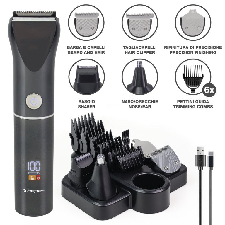 Trimmer Set for face, Hair & Body | TrimX 12 Hair Clippers & Trimmers Trimmer Set for face, Hair & Body | TrimX 12 Trimmer Set for face, Hair & Body | TrimX 12 Beper
