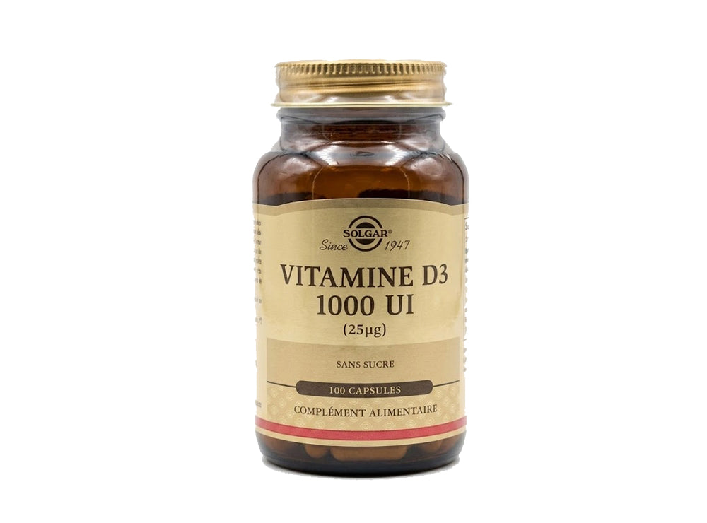 Solgar Vitamin D3 1000 IU 100 Capsules