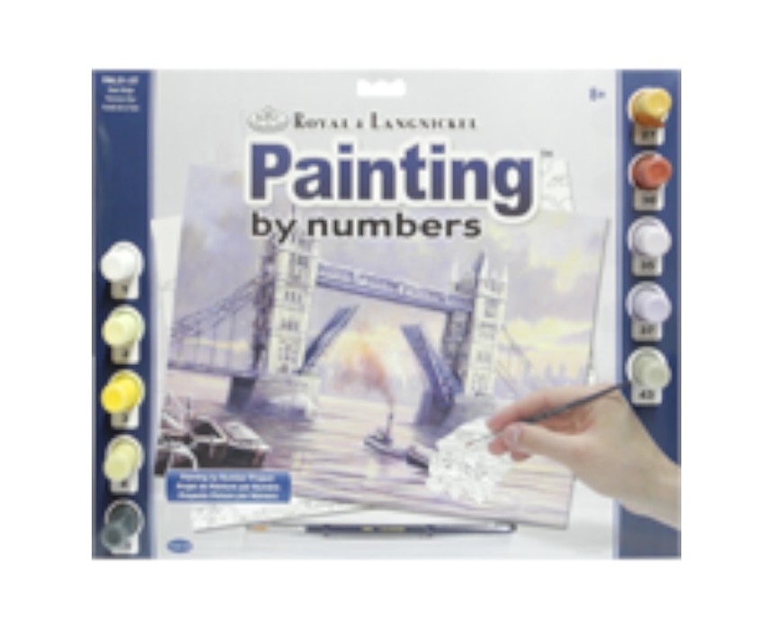 Tower Bridge Painting by Numbers