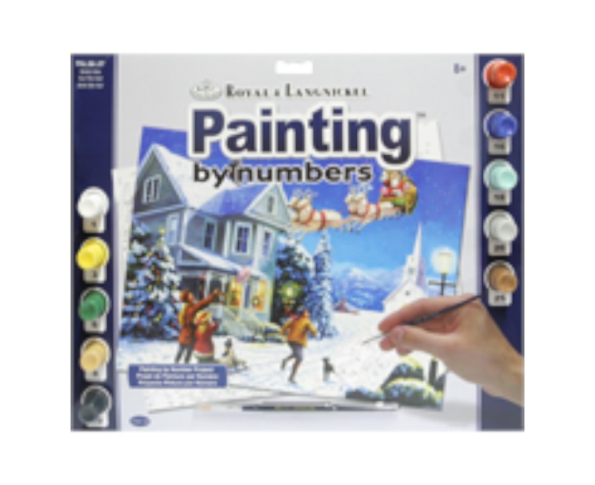 Santa's Here Painting by Numbers