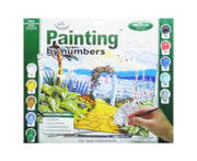 Garden Over Looking Sea Painting by Numbers