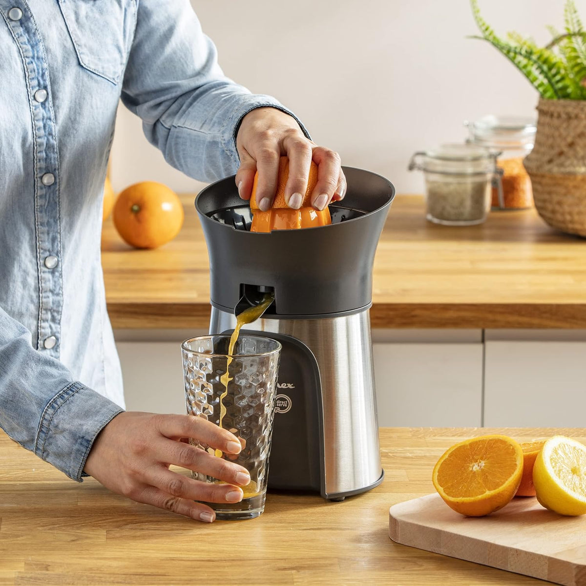 Moulinex Vita Press Juicer 100W - Silver