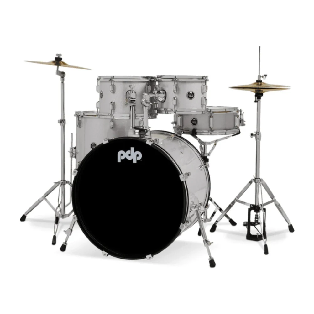 PDP CENTERstage 5-Piece Complete Drum Kit 22", Diamond White Sparkle