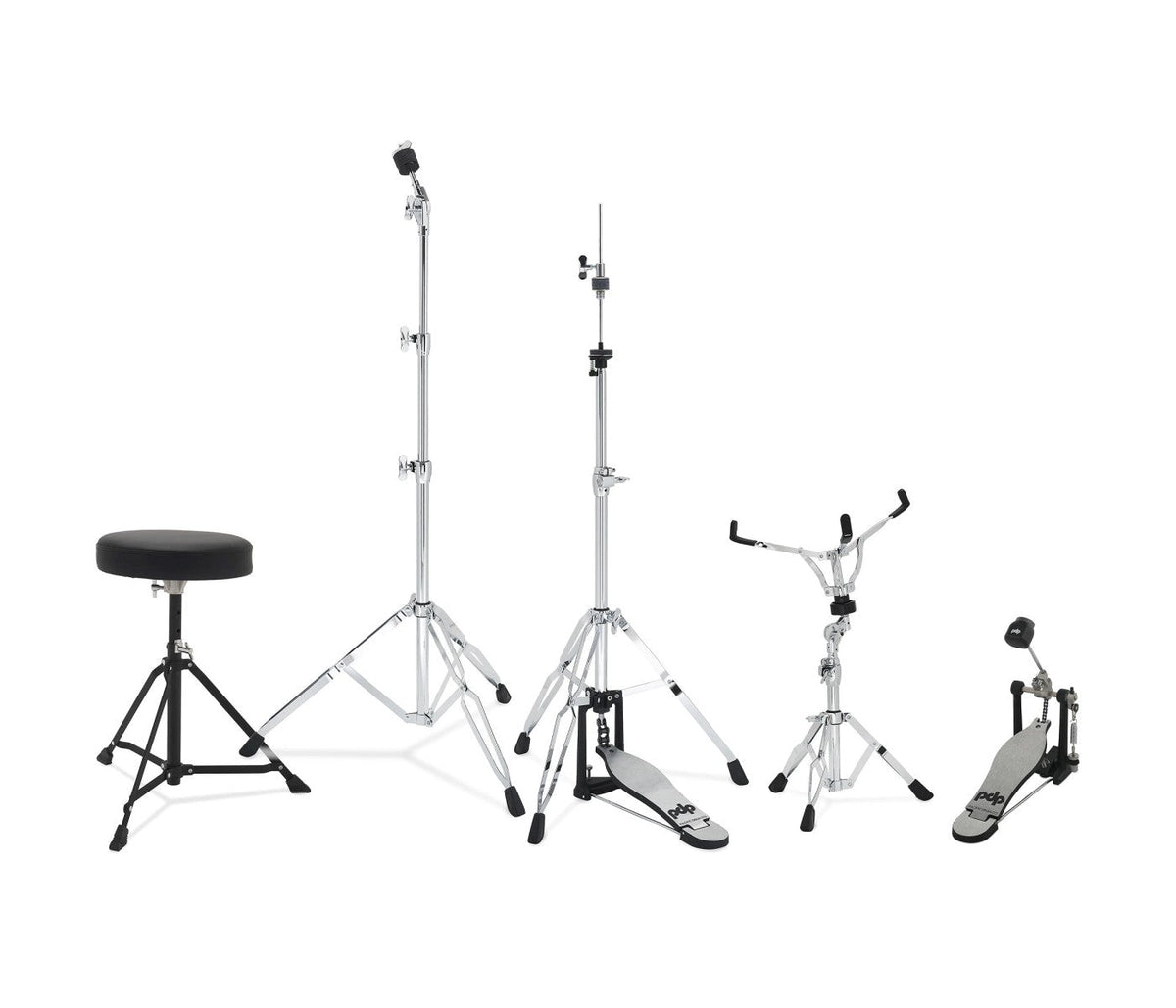 PDP CENTERstage 5-Piece Complete Drum Kit 22", Electric Green Sparkle