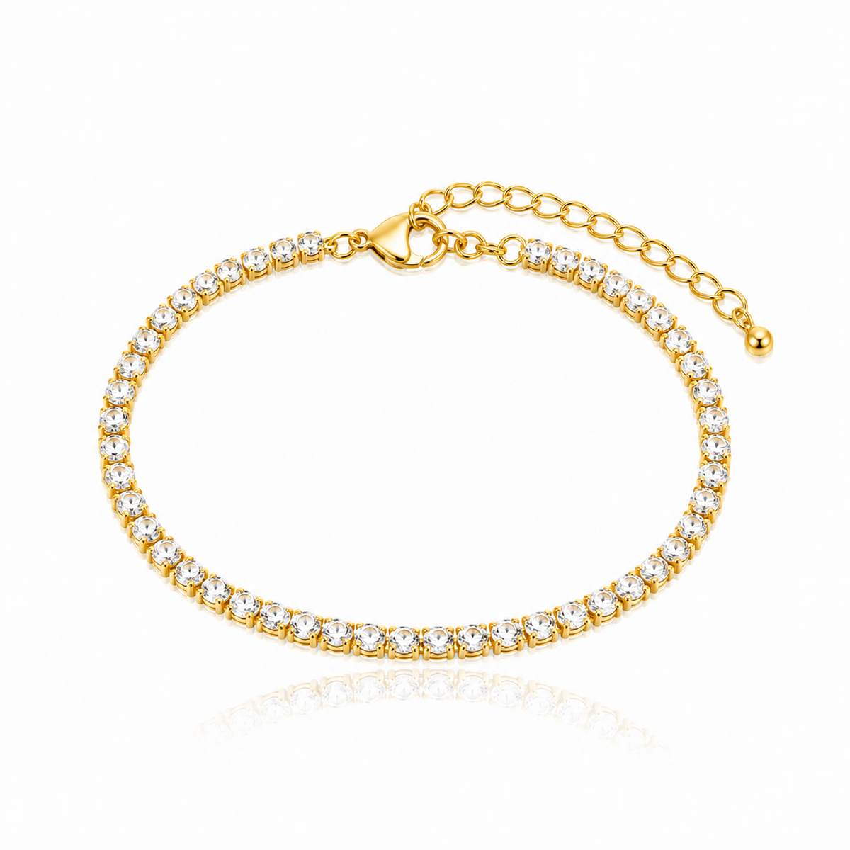 Tennis Anklet 4mm