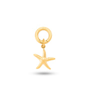 Sunlit Starfish Charm