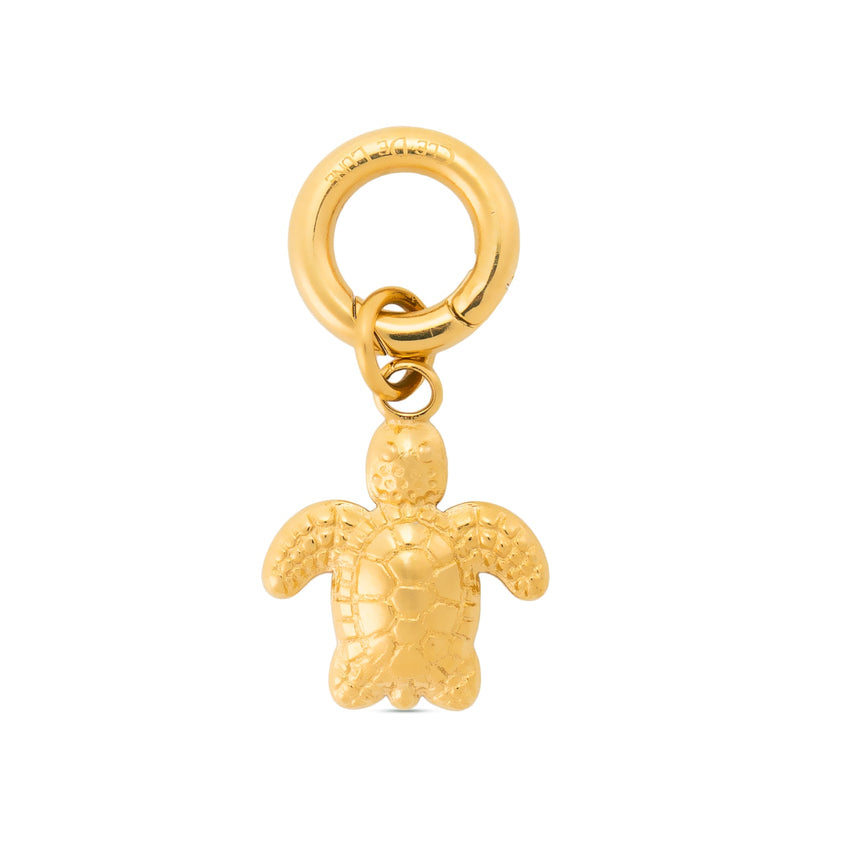 Turtle On Tide Charm