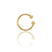 Ring Minimal Ear Cuff - 1 Piece