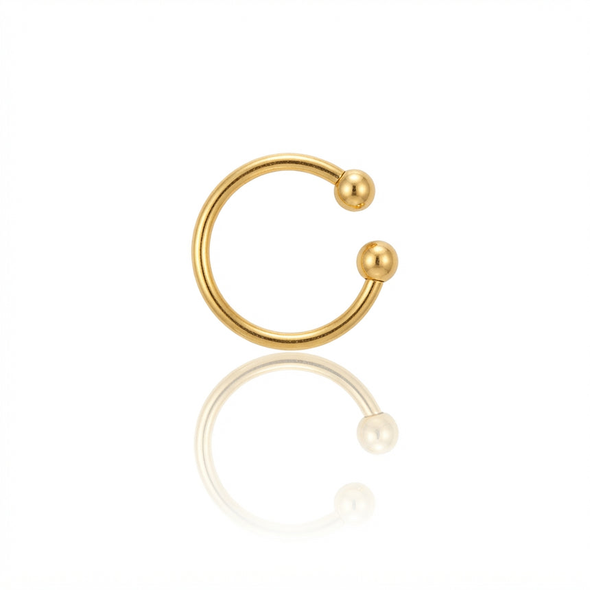 Ring Minimal Ear Cuff - 1 Piece