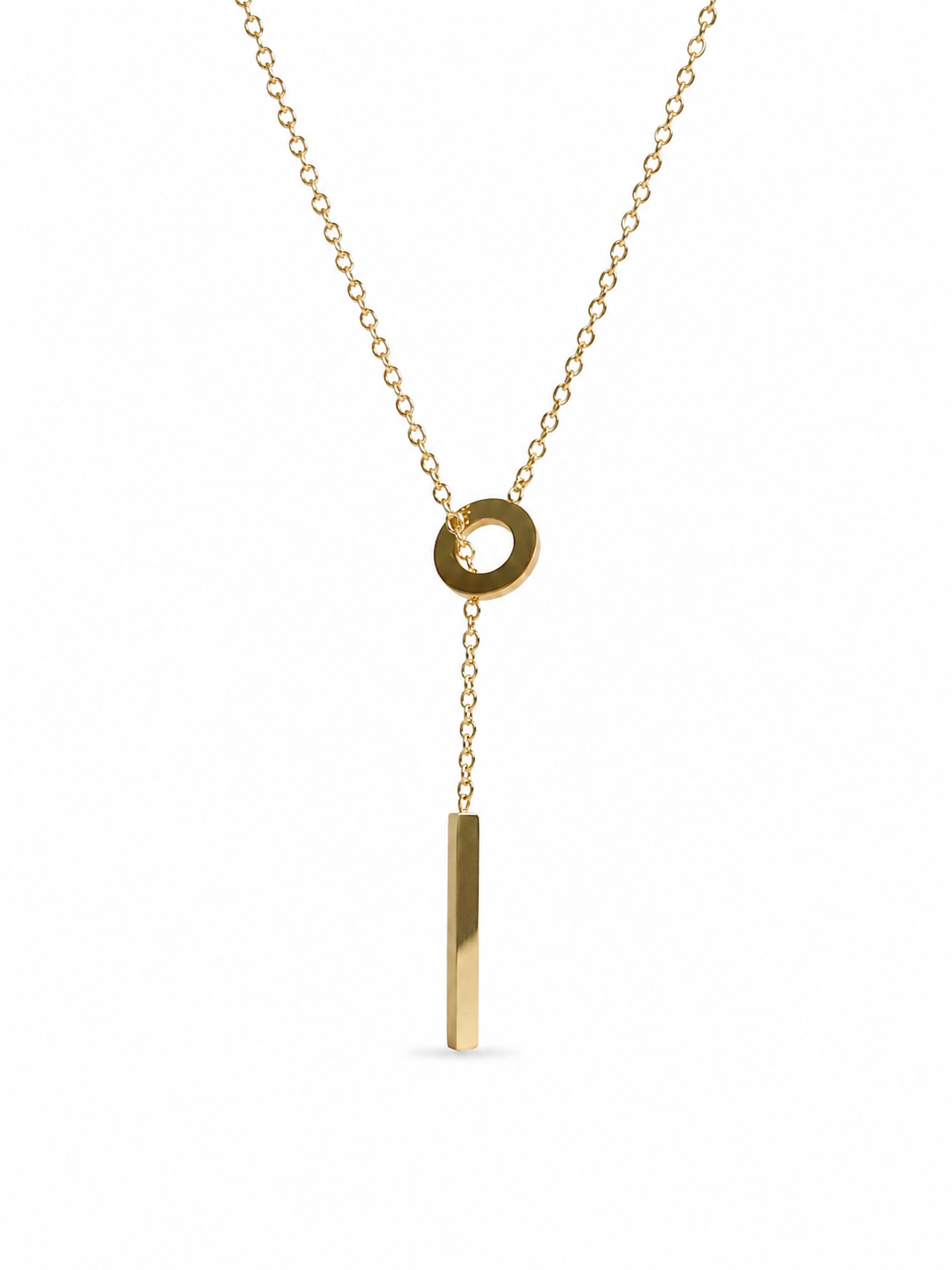 Long necklace with Circle