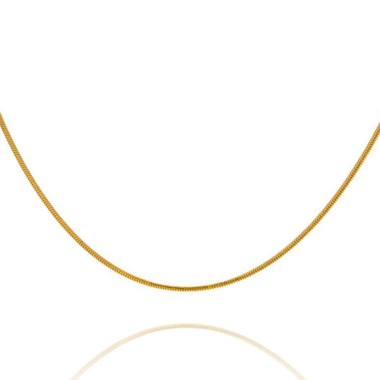Rounded Basic Snake Necklace