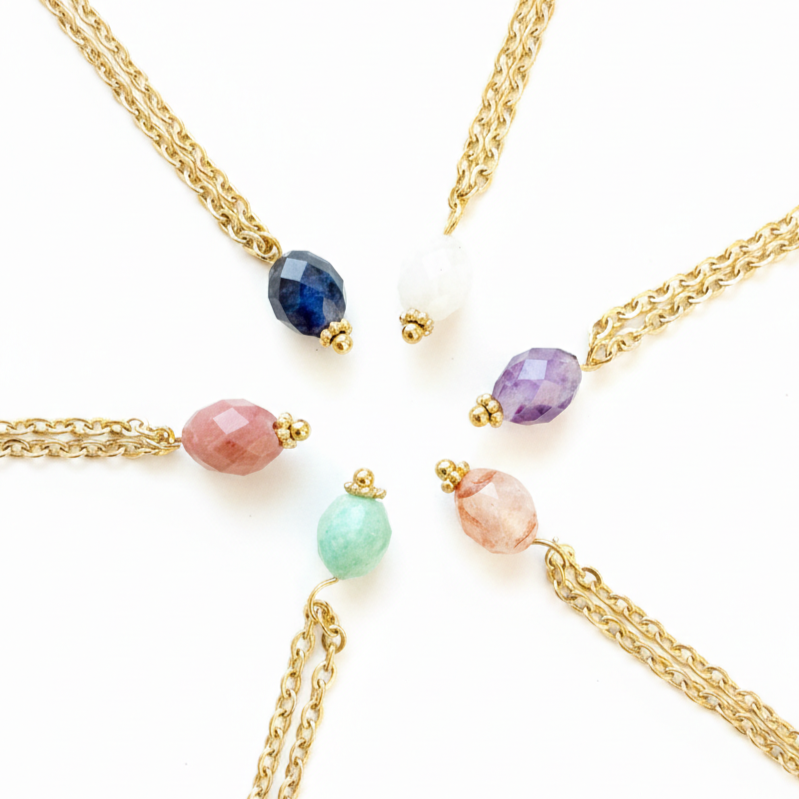 Genuine Stone Energy Necklace