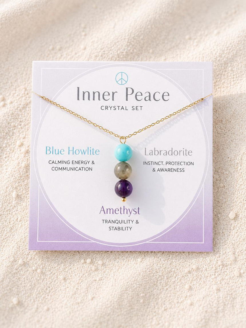 Healing Energy Crystals Natural Gemstones Necklace