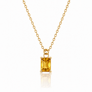 Golden Stone Necklace