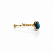 Green Drop Adjustable Ring