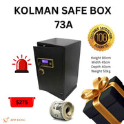 KOLMAN 73BN Electronic Safe – Key + Electronic Code Security