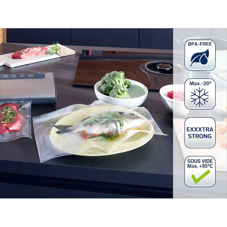 Vacuum Roll 20x600 cm Vacuum Sealing Vacuum Roll 20x600 cm Vacuum Roll 20x600 cm LEIFHEIT
