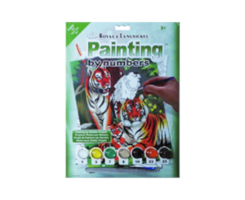 Tigers Painting by Numbers